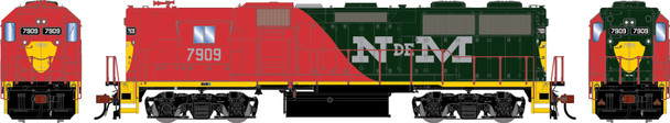 PRE-ORDER: Athearn Genesis 2435 - EMD GP49 (DCC and Sound) National of Mexico (NdeM) 7909 - HO Scale