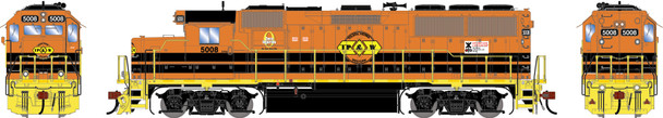 PRE-ORDER: Athearn Genesis 2444 - EMD GP50 (DC Silent) Toledo, Peoria and Western (TPW) 5008 - HO Scale