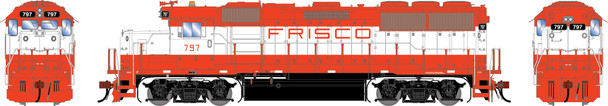 PRE-ORDER: Athearn Genesis 2451 - EMD GP50 DC Silent St Louis - San Francisco "Frisco" (SLSF) 797 - HO Scale