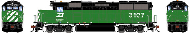 PRE-ORDER: Athearn Genesis 2456 - EMD GP50 w/ DCC and Sound Burlington Northern (BN) 3107 - HO Scale