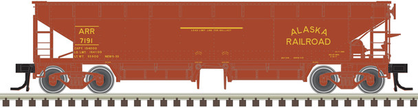 Atlas Master 50006602 - 70 Ton Hart Ballast Car Alaska Railroad (ARR) 7159 - N Scale