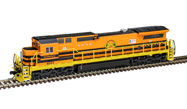 Atlas Master 40005646 - GE DASH 8-40C (DC Silent) Providence and Worcester (PW) 4051 - N Scale