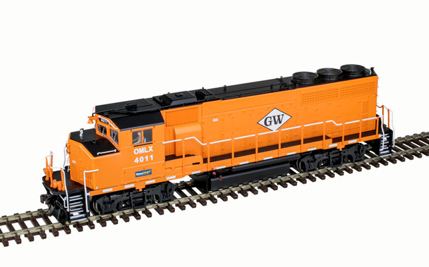Atlas Master 10004391 - EMD GP40-2W DC Silent Great Western Railway of Colorado (GWR) (OMLX) 4011 - HO Scale
