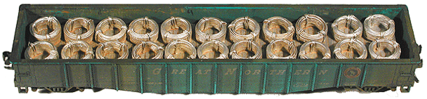 Chooch Enterprises 7229 - Cast Resin Freight Car Load Wire Coil for Gondola  - HO Scale