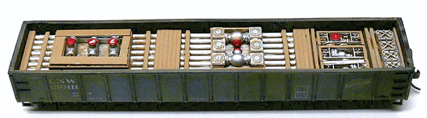 Chooch Enterprises 7244 - Cast Resin Freight Car Load Oil Pipe Connector  - HO Scale