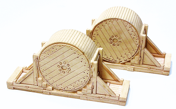 Chooch Enterprises 7246 - Heavy Cable Spool Freight Car Load  - HO Scale