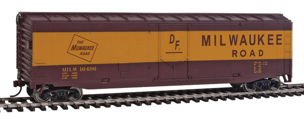 Walthers Trainline 931-1405 - Boxcar Milwaukee Road (MILW) 8491 - HO Scale