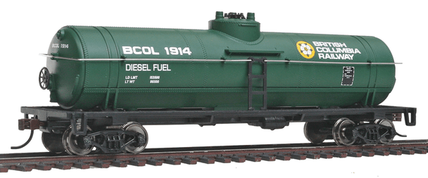 Walthers Trainline 931-1441 - Tank Car British Columbia Railway (BCOL) 1914 - HO Scale