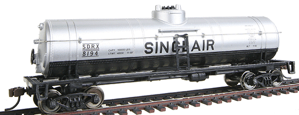 Walthers Trainline 931-1611 - 40' Tank Car Sinclair Oil 8194 - HO Scale