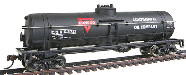 Walthers Trainline 931-1614 - 40' Tank Car Conoco 3721 - HO Scale
