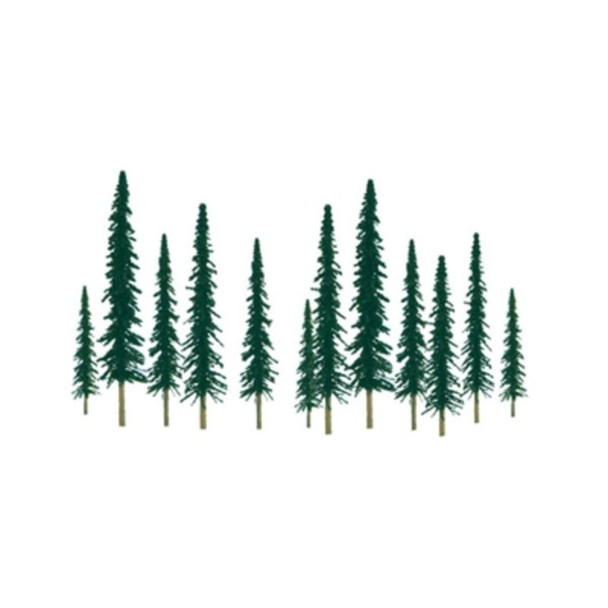 JTT 592011 - Conifer Trees 4"-6", 24pcs    - HO Scale