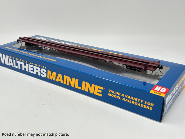 Pre-Owned: Walthers Mainline 85' General American G85 FLat Car Atchison, Topeka and Santa Fe (ATSF) 89775 - HO Scale