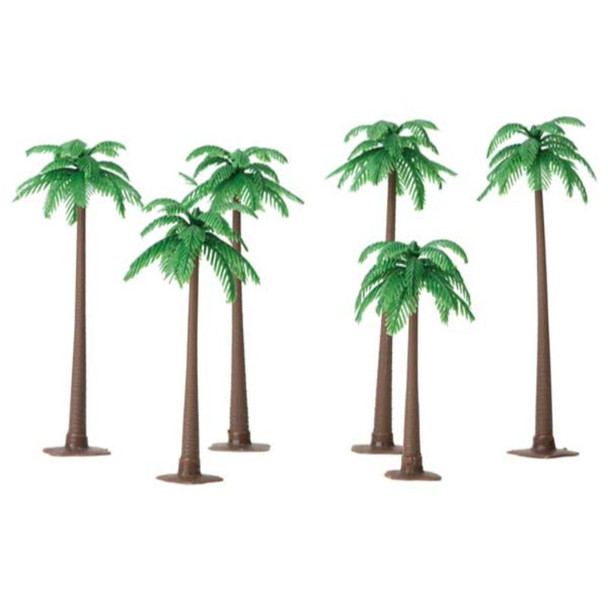 JTT 592136 - Super Scenic Trees: Palm 3-5" - 6pcs    - Multi Scale