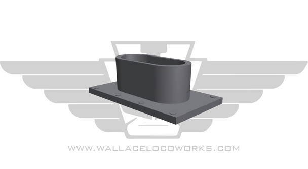 Wallace Locomotive Works 151 - Exhaust Stack Bolted Short Style  - HO Scale