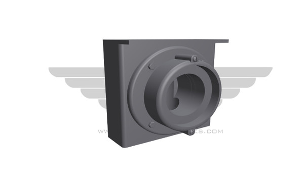 Wallace Locomotive Works 185 - Canadian Marker Ligth Style 2 Square  - HO Scale