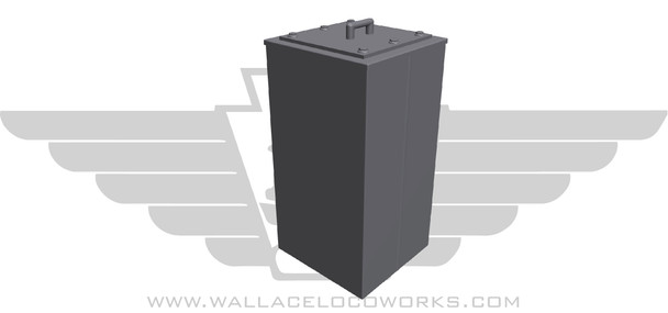 Wallace Locomotive Works 193 - Electrical Cabinet Air Filter Box Style 3  - HO Scale