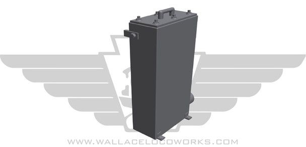 Wallace Locomotive Works 194 - Electrical Cabinet Air Filter Box Style 4  - HO Scale