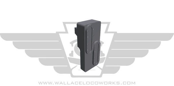 Wallace Locomotive Works 206 - SOUTHERN STYLE FUEL GAUGE  - HO Scale