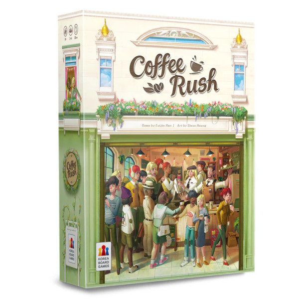 Korea Board Games CR01 - Coffee Rush: The Base Game  -