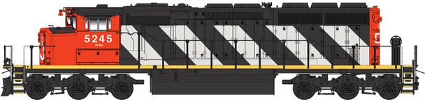 PRE-ORDER: InterMountain 69301(S)-14 - EMD SD40-2W (DCC and Sound) Canadian National (CN) 5248 Zebra - N Scale