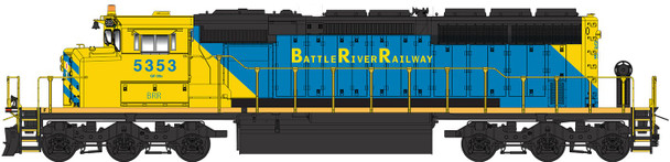 PRE-ORDER: InterMountain 69314-02 - EMD SD40-2W (DC Silent) Battle River Railway (BRR) 5253 - N Scale