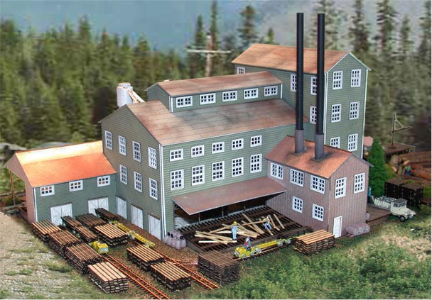 N Scale Architect 10004 - Long Valley Lumber  - N Scale Kit