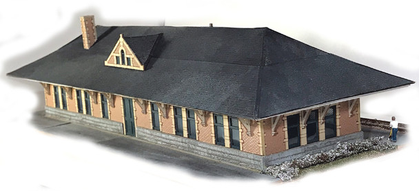 N Scale Architect 10049 - New York Central ‘Lines West Station’ Kit  - N Scale Kit