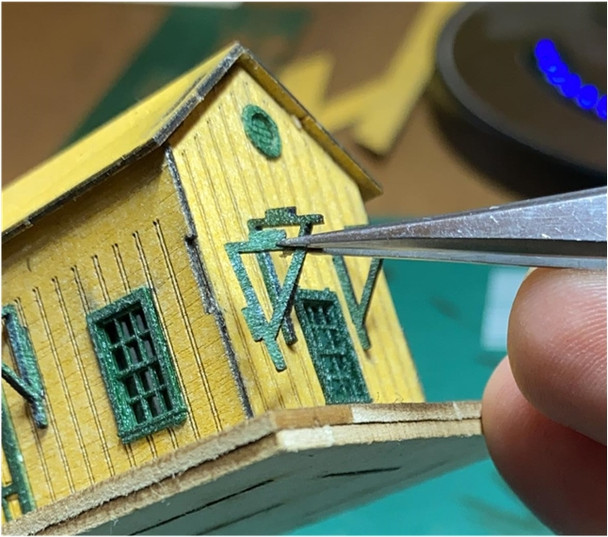 N Scale Architect 10063 - Gold City Depot Kit  - N Scale Kit