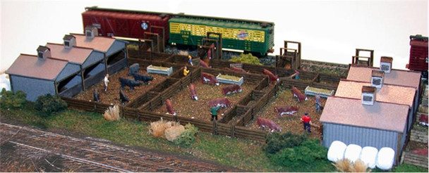 N Scale Architect 10703 - Quality Meat Stock Yard  - N Scale Kit