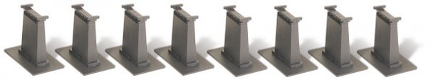 Bachmann 44472 - 8-Piece Tall Pier Set  - HO Scale Kit
