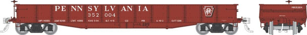 Rapido 194004A-352004 - G22 Gondola Pennsylvania (PRR) Shadow Keystone (AB brakes) 352004 - HO Scale
