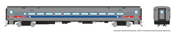 Rapido 128561 - Comet Commuter Car SEPTA 2524 - HO Scale