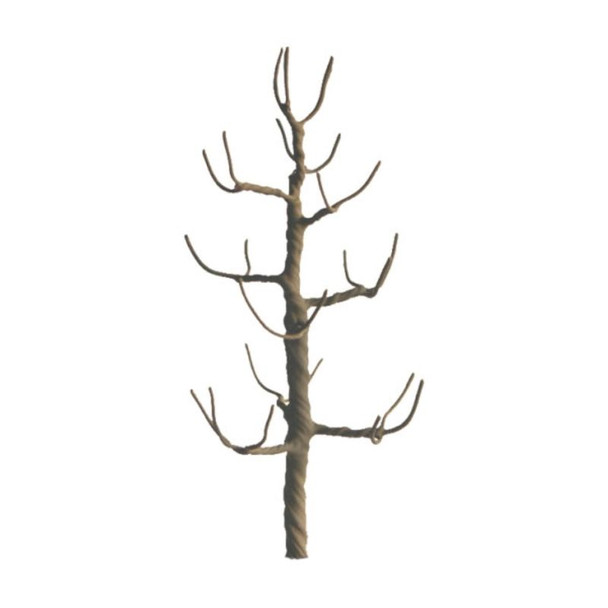 JTT 594118 - Professional Trees Pro Armature: Sycamore 2.5" - 4pcs    - N Scale