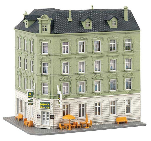 Faller 232313 - Corner House with Pub  - N Scale Kit