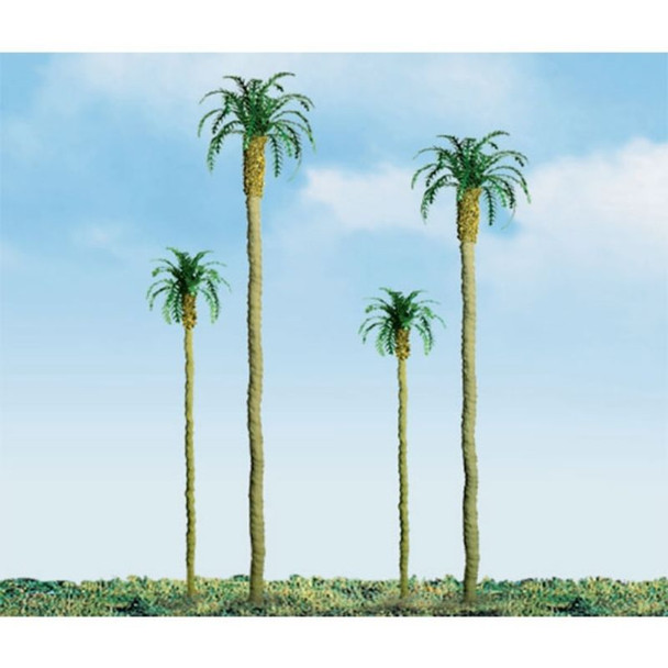 JTT 594239 - Professional Trees: Palm 4" - 3pcs    - Multi Scale