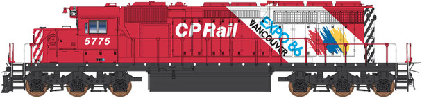 PRE-ORDER: InterMountain 69336(S)-03 - EMD SD40-2 (DCC and Sound) Canadian Pacific (CP) 5614 Expo 86 - N Scale
