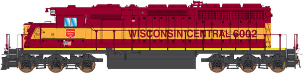 PRE-ORDER: InterMountain 69396-04 - EMD SD40-2 (DC Silent) Wisconsin Central (WC) 6006 - N Scale