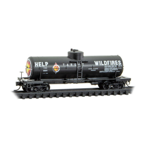 Micro-Trains Line 06500366 - 39' Single Dome Tank Car Target Wildfires  Centeral Western Railway (CWRI) 80164 - N Scale