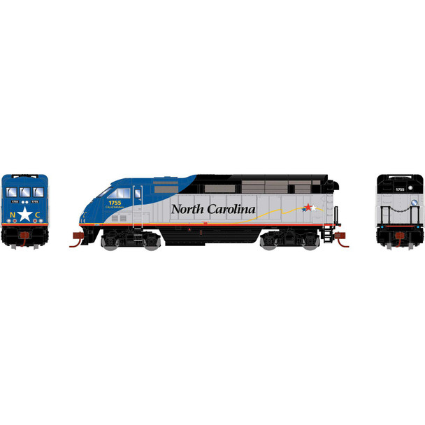 Athearn 15303 - EMD F59PHI DC Silent North Carolina DOT (RNCX) 1755 City of Salisbury - N Scale