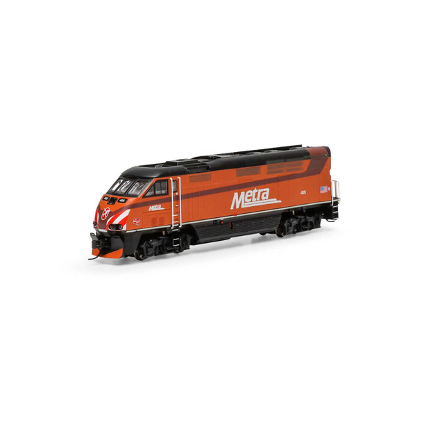 Athearn 15401 - EMD F59PHI w/ DCC and Sound Metra (METX) 405 Milwaukee Road Heritage - N Scale