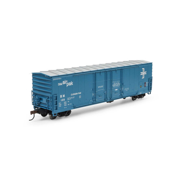 Athearn 1851 - 50' Evans Double Plug Box Car Boston & Maine (BM) 109 - HO Scale