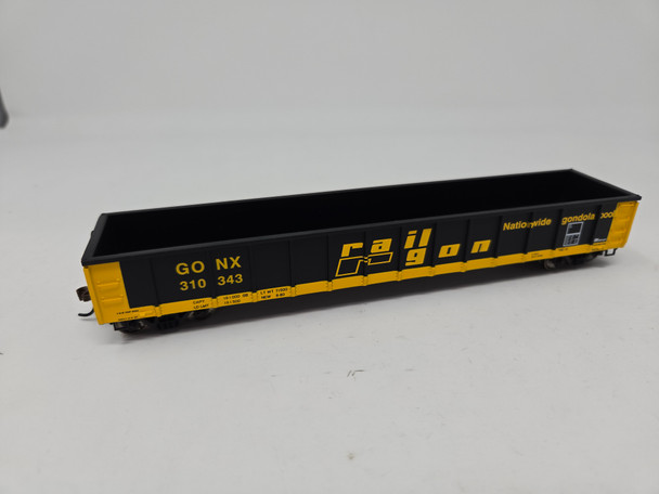 Pre-Owned: Athearn RTR 52' Mill Gon Railgon (GONX) 310343 - HO Scale