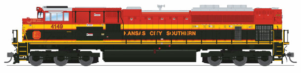 PRE-ORDER: Broadway Limited 9764 - EMD SD70ACe Paragon4 Sound/DC/DCC, Smoke Kansas City Southern (KCS) 4149 - HO Scale