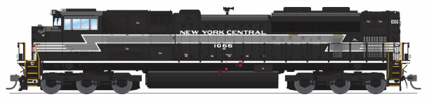 PRE-ORDER: Broadway Limited 9782 - EMD SD70ACe Paragon4 Sound/DC/DCC, Smoke Norfolk Southern (NS) 1066 NYC Heritage - HO Scale