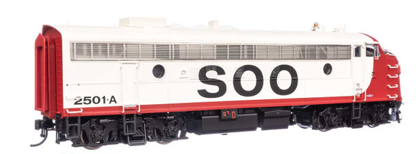 Walthers Proto 920-49555 - EMD FP7 & F7B DC Silent Soo Line (SOO) 2501A & 2501C - HO Scale