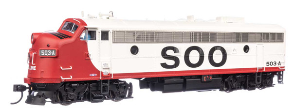 Walthers Proto 920-49557 - EMD FP7 (DC Silent) Soo Line (SOO) 503A - HO Scale