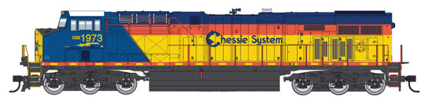 PRE-ORDER: Walthers Mainline 910-10228 - GE ES44AC DC Silent CSX (CSXT) 1973 (Chessie System Heritage) - HO Scale