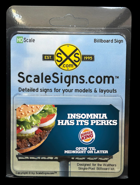 ScaleSigns HO-1600-000-v02 - Billboard Sign Insert BK v2  - HO Scale