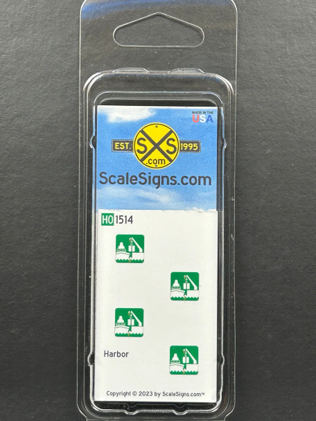 ScaleSigns HO-1500-014 - Harbor  - HO Scale