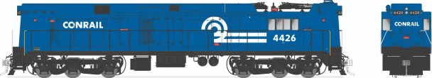 PRE-ORDER: Rapido 52022 - GE E44 Electric (DC Silent) Conrail (CR) 4434 - HO Scale